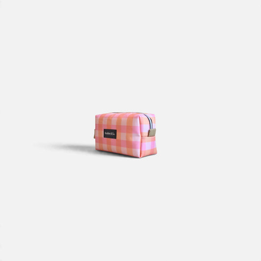 Zesty toiletry bag by Bubble & Co., featuring a bold and colourful print