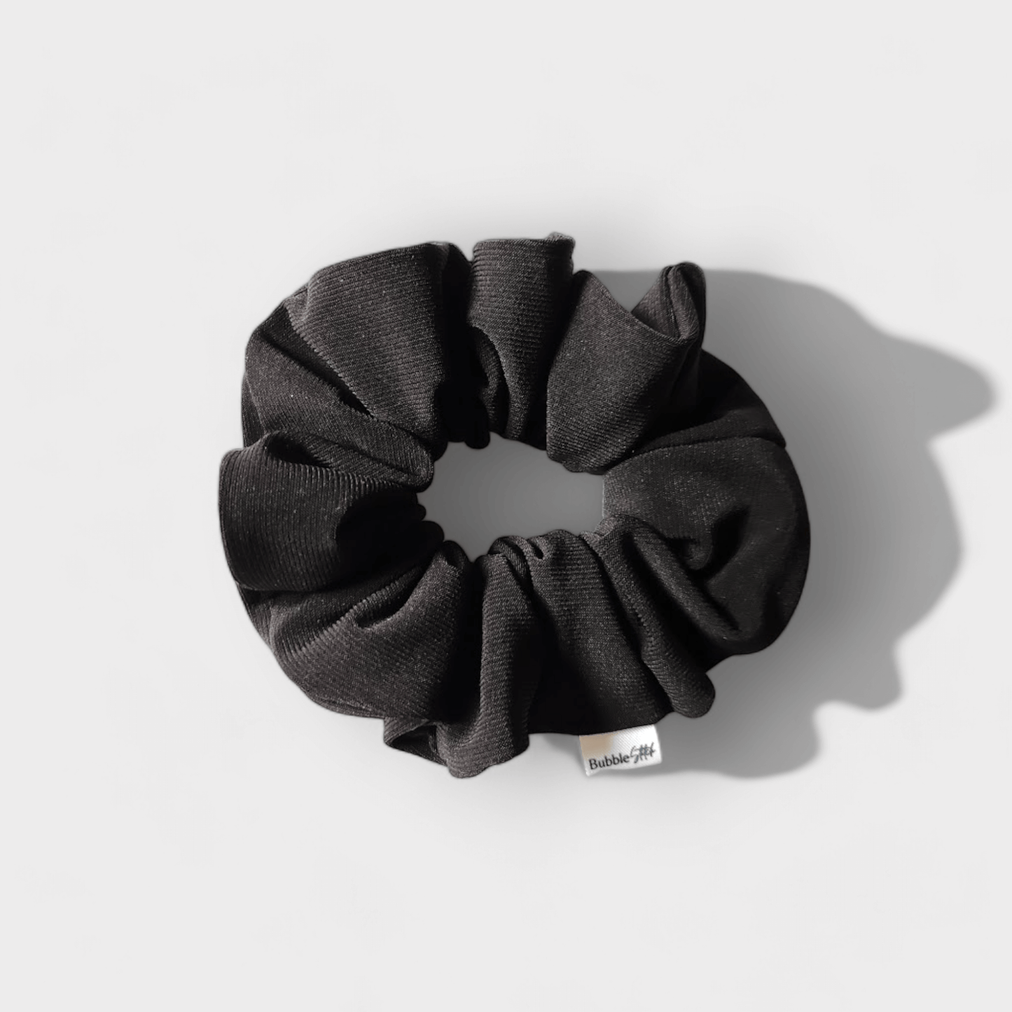 Scrunchie em Lycra de secagem rápida na cor  Preto