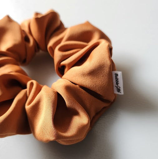 Terracotta Satin Scrunchie