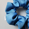Scrunchie Cetim Celeste
