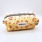 Necessaire tamanho grande com ziper metálico e estampado Ocinha