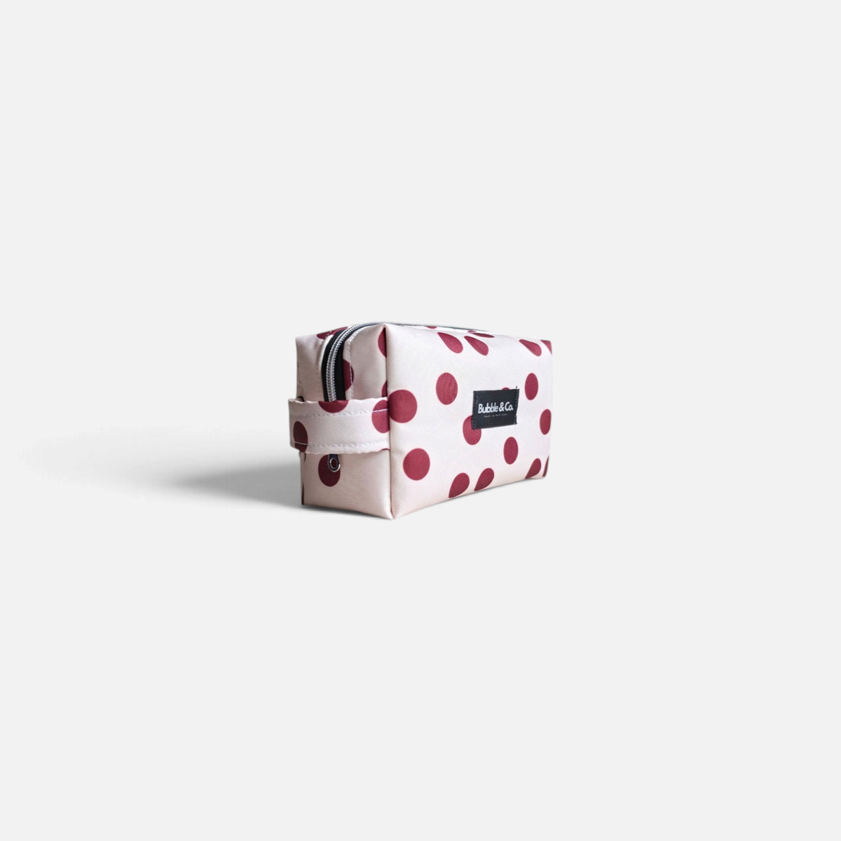 Dot Mini print detail on Bubble & Co. M Toiletry Bag