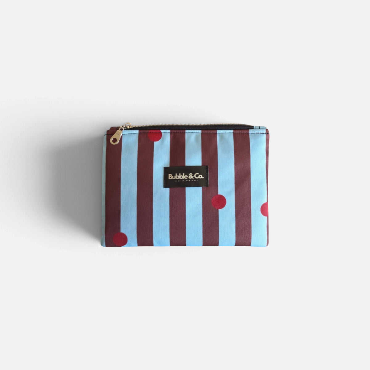 Riscas & Dots Pouch Bag by Bubble & Co., handmade in Portugal