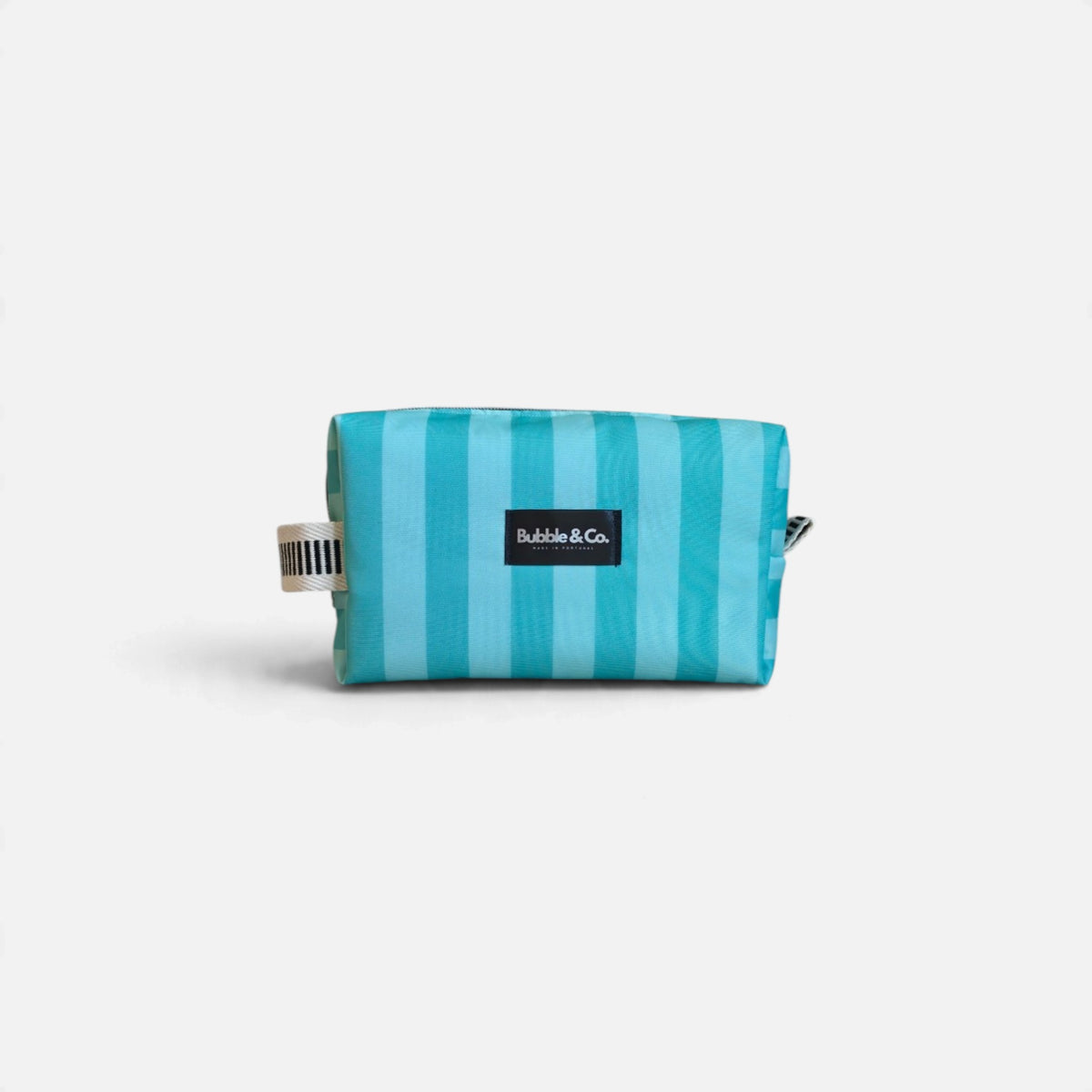 Riviera Green large toiletry bag by Bubble & Co., featuring a fresh green design.