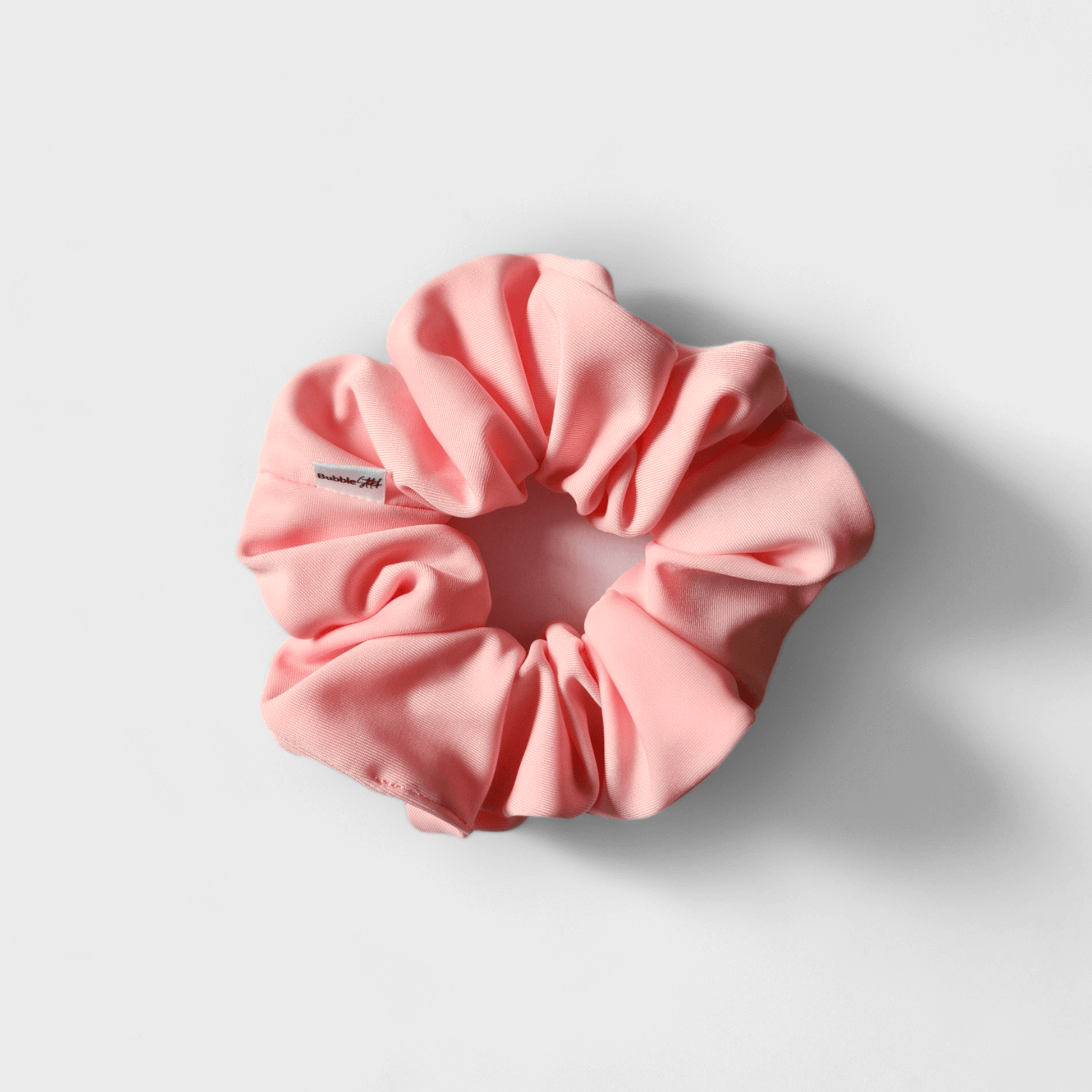 Scrunchie em Lycra de secagem rápida na cor  Rosa Mate